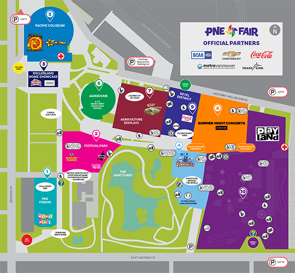 PNE Fair Map